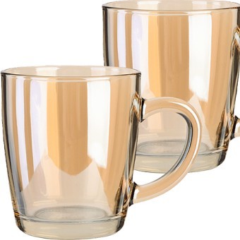 Набор 2-х кружек Золотистый мёд 350 мл (ME531-05)