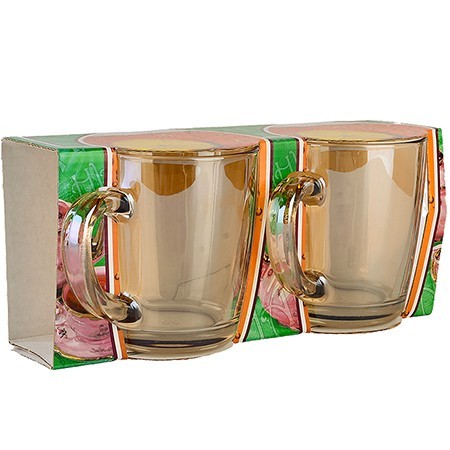 Набор 2-х кружек Золотистый мёд 350 мл (ME531-05)