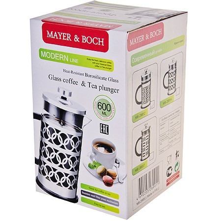 Френч пресс нерж 600мл Mayer&Boch (28852) Френч пресс нерж 600мл Mayer&Boch (28852)