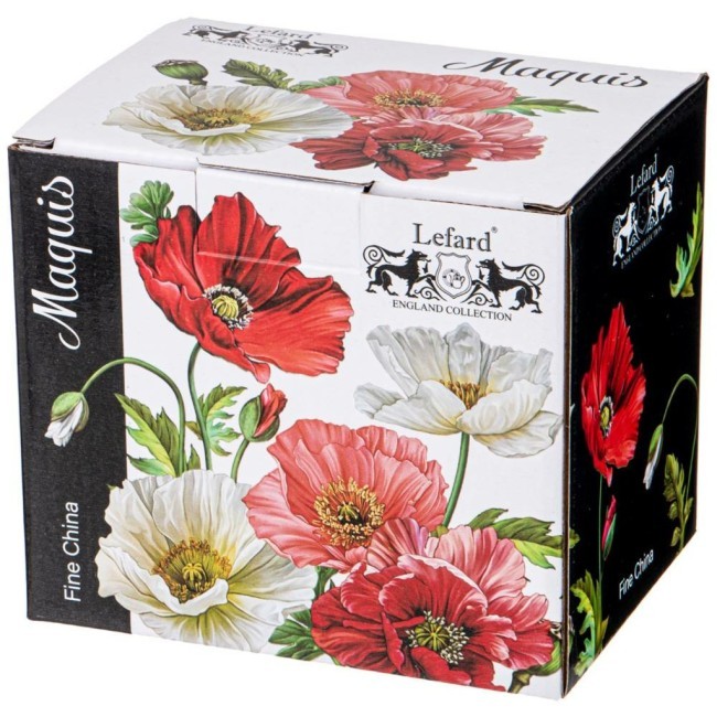 Кружка lefard "маки" 480 мл Lefard (104-760) Кружка lefard "маки" 480 мл Lefard (104-760)