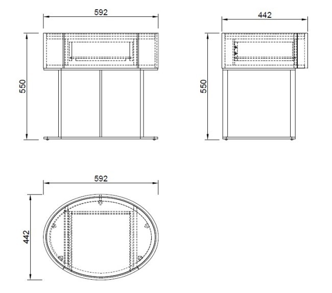 Тумбочка 58,3*43,5*55см (TT-00006207) Тумбочка 58,3*43,5*55см (TT-00006207)