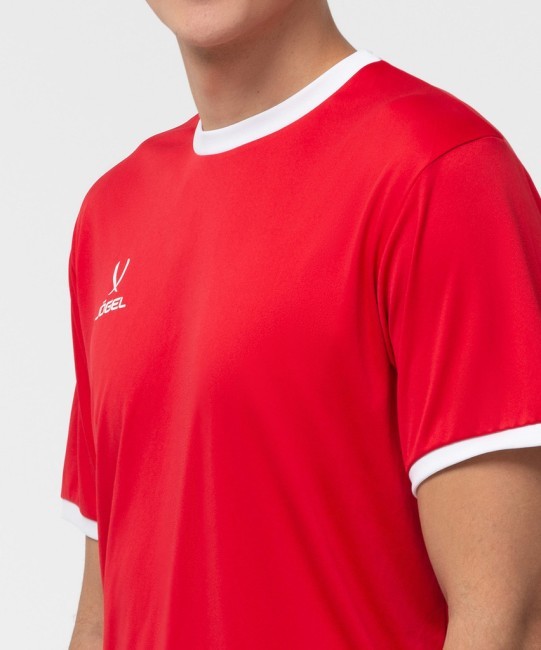 Футболка футбольная JOGEL CAMP Origin, красный/белый (701694)