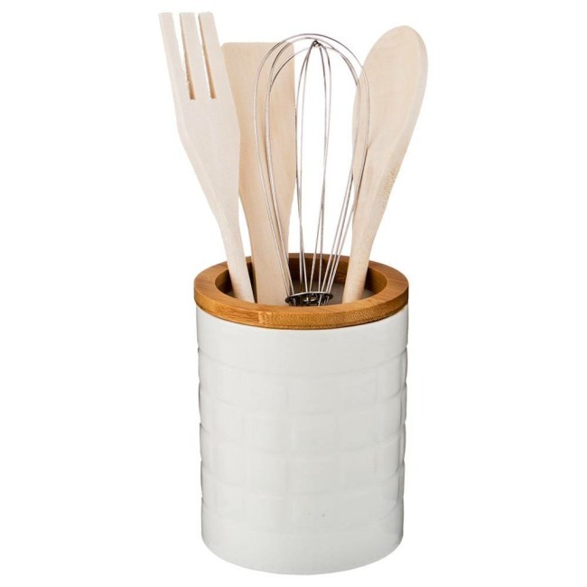 Набор кухонных приборов lefard "native" 4 пр., подставка 10*13 см Lefard (587-111) Набор кухонных приборов lefard "native" 4 пр., подставка 10*13 см Lefard (587-111)