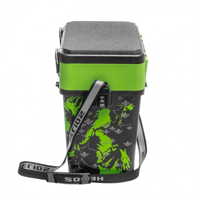 Ящик рыболовный зимний Helios Shark салатовый HS-IB-19-SHG (88389)