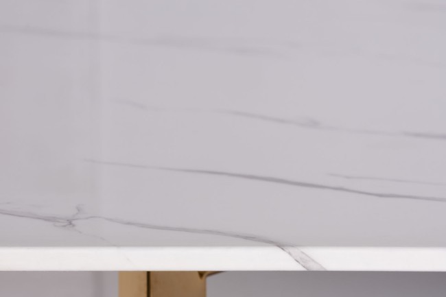 Стол обеденный белый/золото 160*90*75см (TT-00010389)