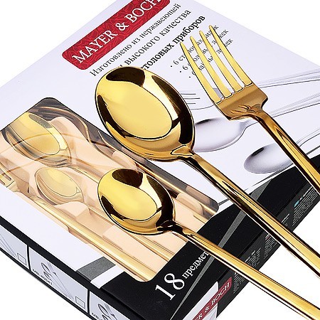Набор столовых приборов 18 предметов нерж/ст Mayer&Boch (40545) Набор столовых приборов 18 предметов нерж/ст Mayer&Boch (40545)
