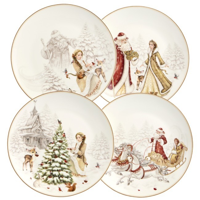 Набор тарелок закусочных lefard "морозко" 4 шт. 20,5 см Lefard (85-2038-1) Набор тарелок закусочных lefard "морозко" 4 шт. 20,5 см Lefard (85-2038-1)