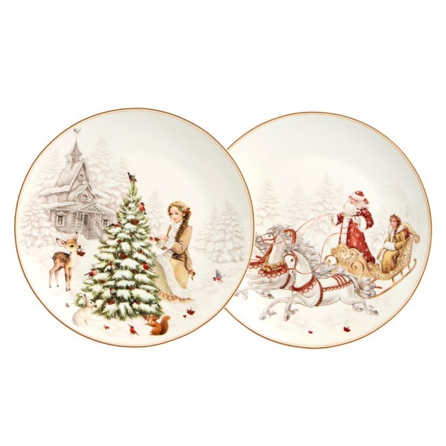 Набор тарелок закусочных lefard "морозко" 4 шт. 20,5 см Lefard (85-2038-1) Набор тарелок закусочных lefard "морозко" 4 шт. 20,5 см Lefard (85-2038-1)