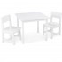 Набор мебели "Aspen" - стол+2 стула, White (белый) (21201_KE)