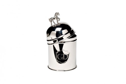 Емкость д/хранен."Horse"нерж.сталь цвет хром d12*20см (TT-00006308) Емкость д/хранен."Horse"нерж.сталь цвет хром d12*20см (TT-00006308)