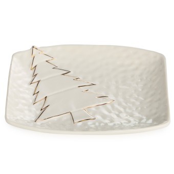 Блюдо сервировочное "новогоднее" 19,1*15,6*2,8 см Lefard (146-2187)