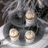 Блюдо сервировочное 2-х ярусное "silver mirror" 19/30 см Agness (357-253-1)