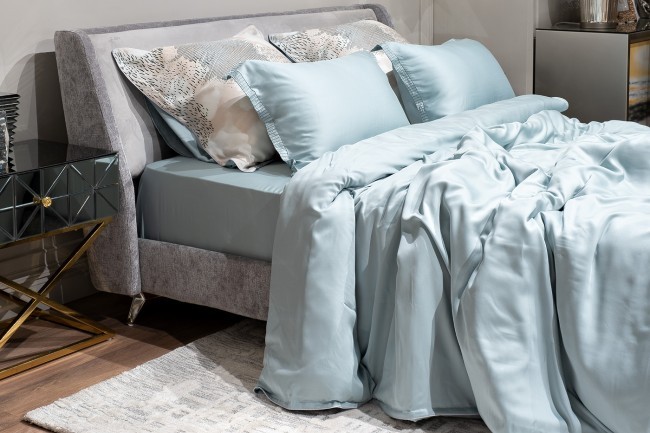 Пододеяльник тенсель бирюзовый 145*210 (TT-00011361)