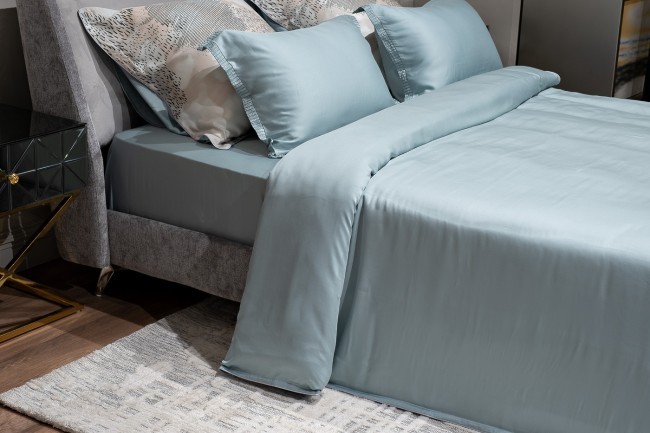 Пододеяльник тенсель бирюзовый 145*210 (TT-00011361)