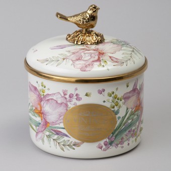 Банка для сыпучих продуктов agness, серия irises, 12 х 9см / 1,0л Agness (950-581)