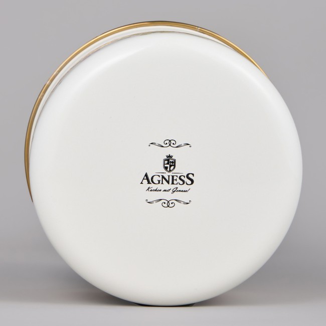 Банка для сыпучих продуктов agness, серия irises, 12 х 9см / 1,0л Agness (950-581)