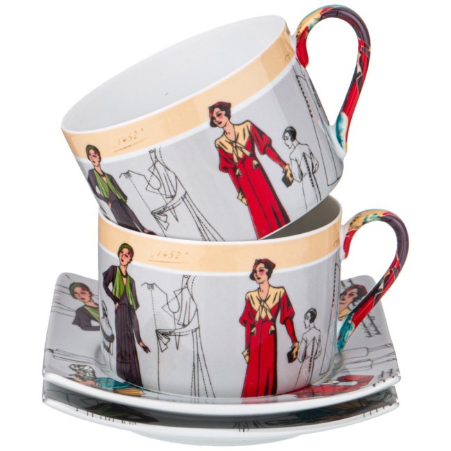 Чайный набор lefard "fashion queen" на 6 пер. 12 пр. 180 мл Lefard (86-1551) Чайный набор lefard "fashion queen" на 6 пер. 12 пр. 180 мл Lefard (86-1551)