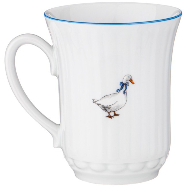 Кружка "гуси" 300 мл. высота=10 см. DUBI (606-603)