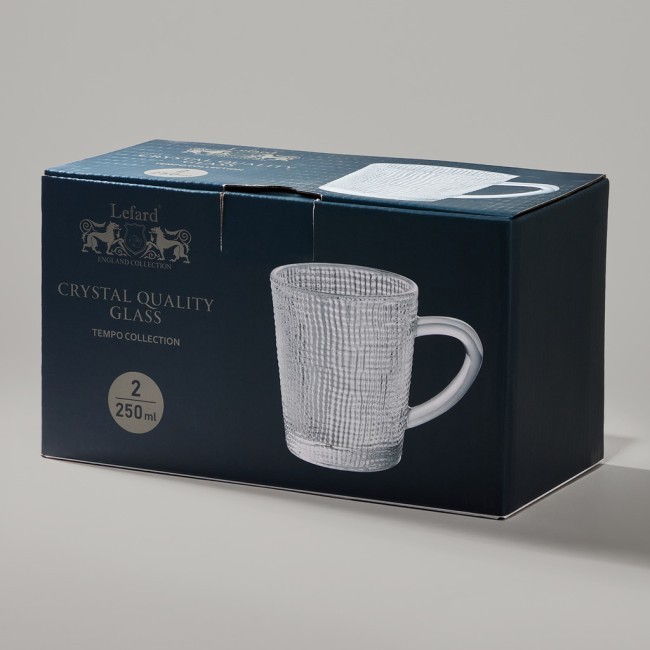 Набор кружек "tempo" 2 шт./250 мл Lefard (355-373) Набор кружек "tempo" 2 шт./250 мл Lefard (355-373)