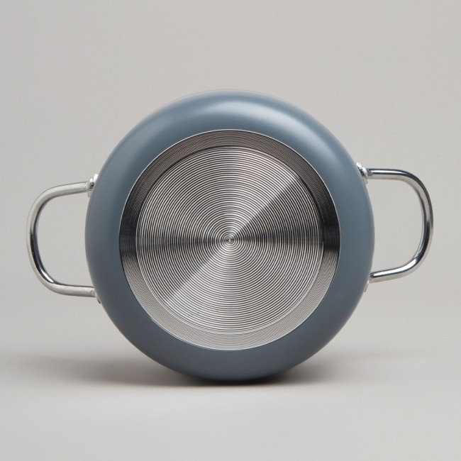 Кастрюля agness с антип. покр.  и стекл. крышкой 950 мл, 14*7 см Agness (906-262)