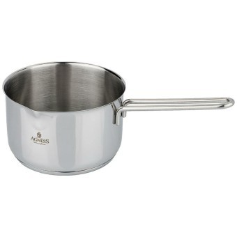 Ковш agness монблан 16х10см, 2 л, нерж сталь индукционное дно Agness (936-116) Ковш agness монблан 16х10см, 2 л, нерж сталь индукционное дно Agness (936-116)