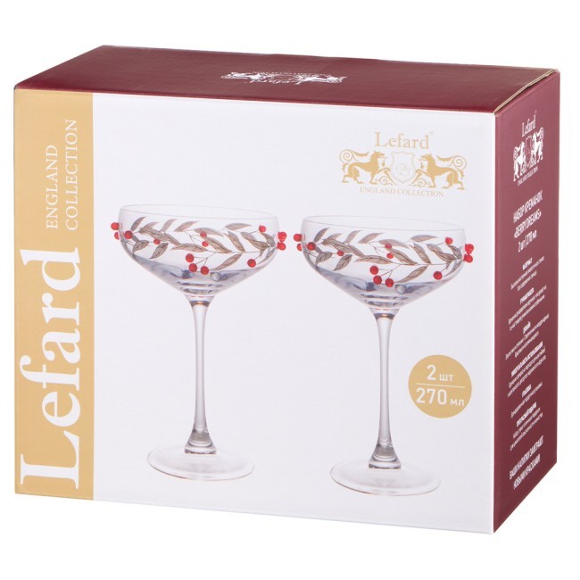 Набор креманок "berry dreams" из 2 шт. 270 мл Lefard (685-129)