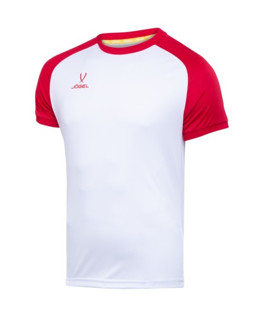Футболка игровая JOGEL CAMP Reglan Jersey, белый/красный (701702) Футболка игровая JOGEL CAMP Reglan Jersey, белый/красный (701702)