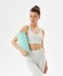 Ролик массажный Starfit FA-507, EVA/PP, средняя жесткость, 32,5x12,5 cм, мятный/серый (2103719)