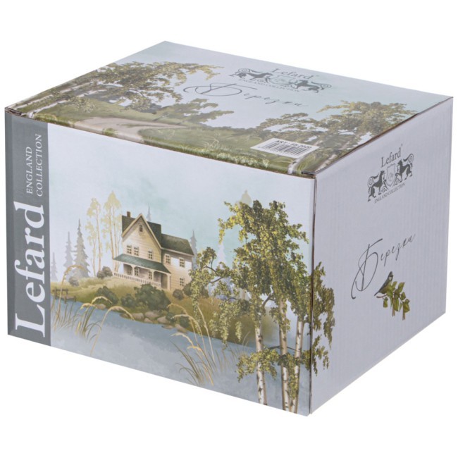 Чайник lefard "березки" 930 мл на дерев. подставке Lefard (85-2020)