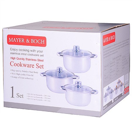 Mayer&Boch Набор посуды 6пр с/кр 2+2,9+4,9л (25753) Mayer&Boch Набор посуды 6пр с/кр 2+2,9+4,9л (25753)