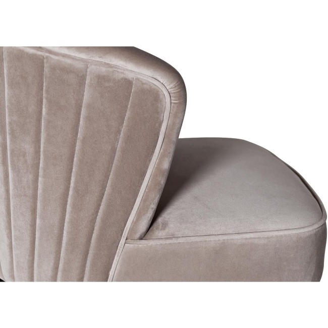 Стул барный велюр жемчужно-серый 53*59*108см (TT-00001484)