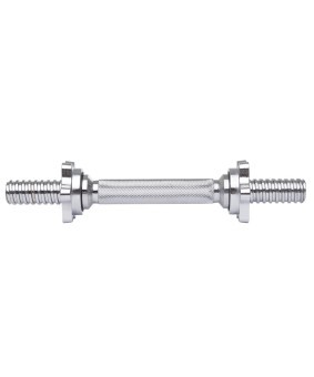 Гриф гантельный STARFIT BB-107 d=25 мм, металлический, хромированный, 30 см (1045078)