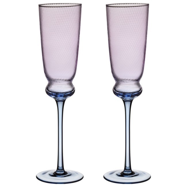 Набор бокалов для шампанского "twist & shine" purple, 2 шт/210 мл Lefard (687-009) Набор бокалов для шампанского "twist & shine" purple, 2 шт/210 мл Lefard (687-009)