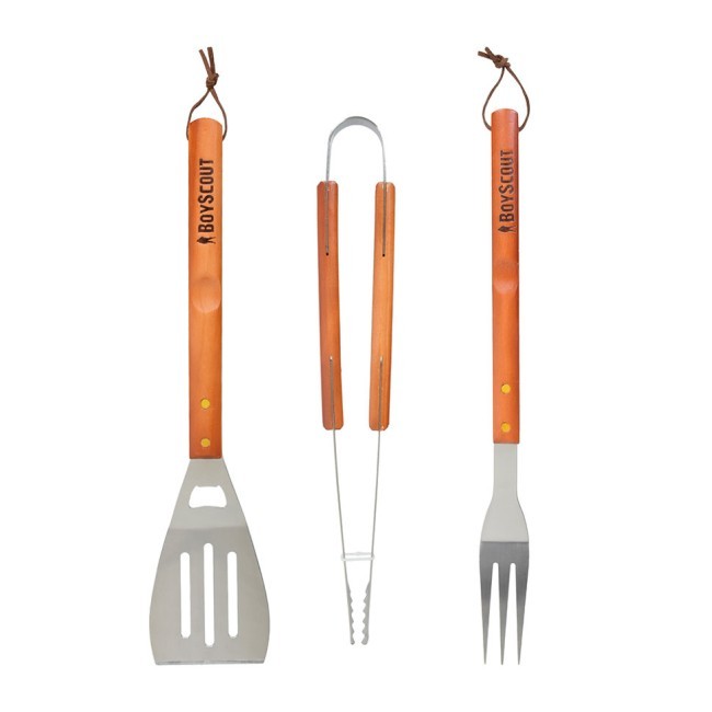 Набор для гриля Boyscout 61318 (вилка,лопатка,щипцы) (19063) Набор для гриля Boyscout 61318 (вилка,лопатка,щипцы) (19063)