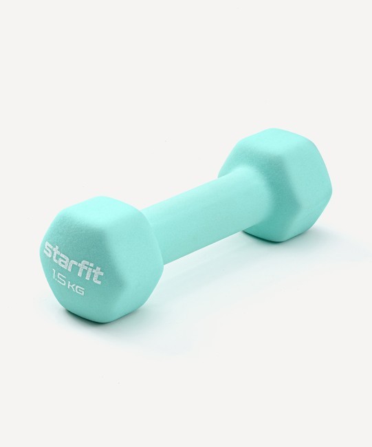 Гантель неопреновая STARFIT DB-201 1,5 кг, мятный (2103511) Гантель неопреновая STARFIT DB-201 1,5 кг, мятный (2103511)