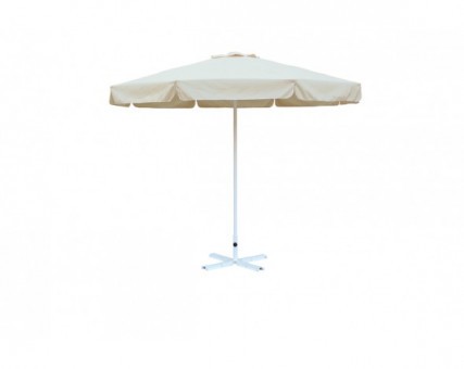 Зонт уличный Митек D3 м круглый с воланом, стальной с подставкой (54010)