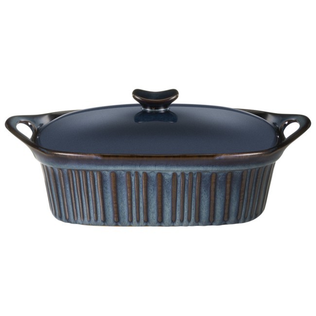 Форма для запекания с крышкой reactive blue 33*23*9,5/13 см 2000 мл Agness (780-146)