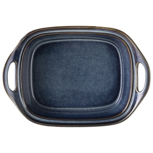 Форма для запекания с крышкой reactive blue 33*23*9,5/13 см 2000 мл Agness (780-146)