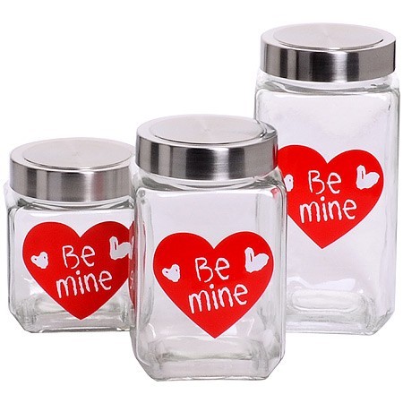 Банки для сыпучих 3пр 0,5+0,75+1л. Mayer&Boch (31062)