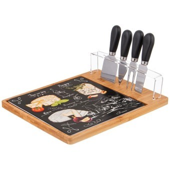 Набор для сыра lefard "секретные ингредиенты" 5 предметов черный 28*23 см Lefard (263-1180)