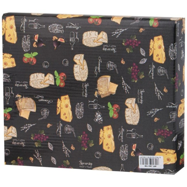 Набор для сыра lefard "секретные ингредиенты" 5 предметов черный 28*23 см Lefard (263-1180)