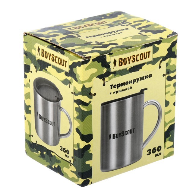 Термокружка с крышкой Boyscout 360 мл 61137 (62875) Термокружка с крышкой Boyscout 360 мл 61137 (62875)