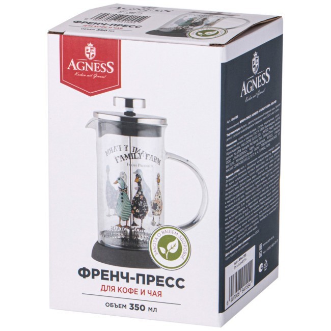Френч-пресс agness "family farm" 350 мл Agness (894-155)