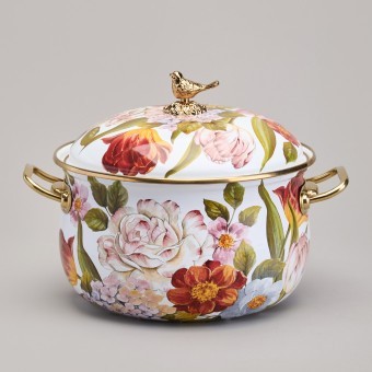 Кастрюля agness эмалированная с крышкой, серия фландрия, 2,8л, диа.18см Agness (950-592) Кастрюля agness эмалированная с крышкой, серия фландрия, 2,8л, диа.18см Agness (950-592)