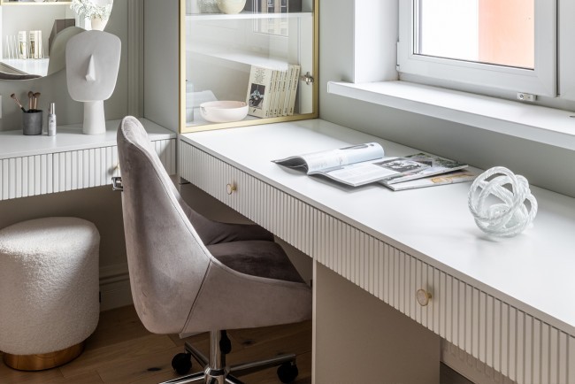 Кресло офисное серый велюр/хром 47*60*91см (TT-00008763)