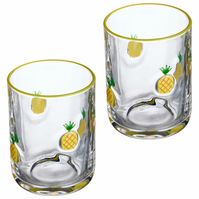 Набор стаканов "fruity pineapple" из 2 шт. 400 мл Lefard (685-133) Набор стаканов "fruity pineapple" из 2 шт. 400 мл Lefard (685-133)