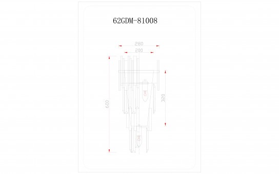 Бра Vittoria M золото 27*17*54см (TT-00002203)