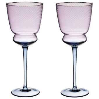 Набор бокалов для вина "twist & shine" purple, 2 шт/380 мл Lefard (687-010)