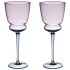 Набор бокалов для вина "twist & shine" purple, 2 шт/380 мл Lefard (687-010)
