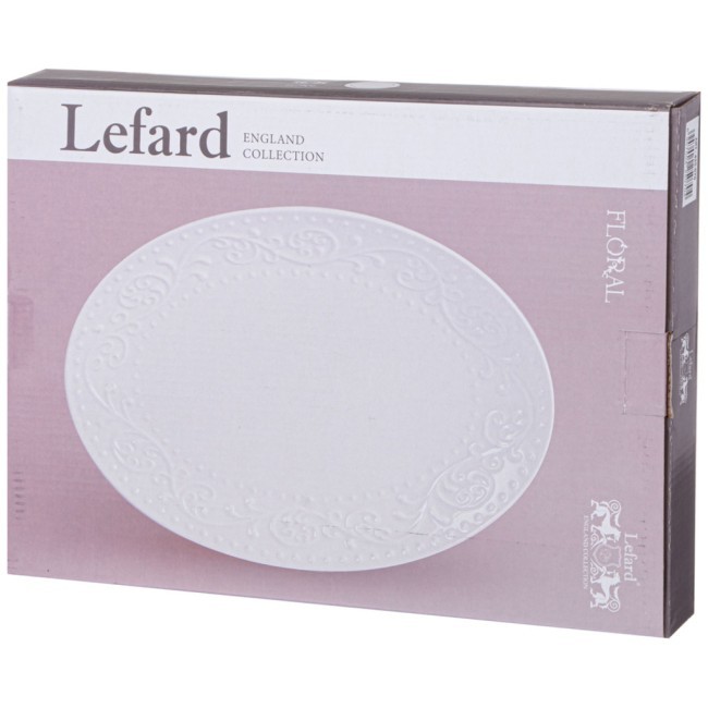 Блюдо овальное lefard "floral" 35*25,5*3 см Lefard (425-070)